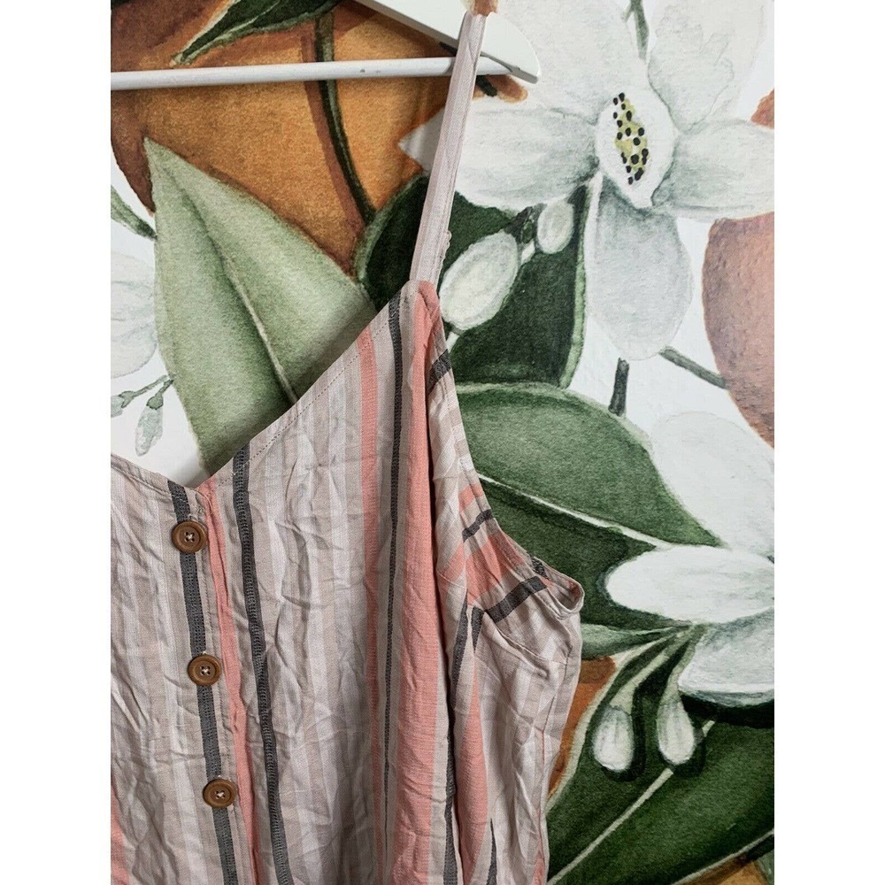 Torrid Size 4 4X Multi Striped Button Front Cami … - image 5